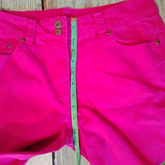 Spirited Randolph Duke Jeans Size 12 Pink / Fuschia Zipper and Double Button - Picture 11 of 12